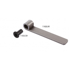 H73340BK 340mm Sideboard Hinge Black