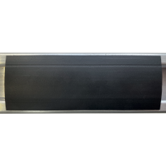 Channel Closure Strip PVC Black 1.5m