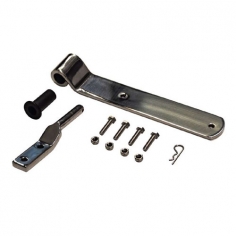 Stainless Steel Hinge Kit Bolt On 240mm