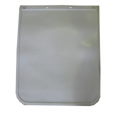 604 x 747mm Drop White Mudflap