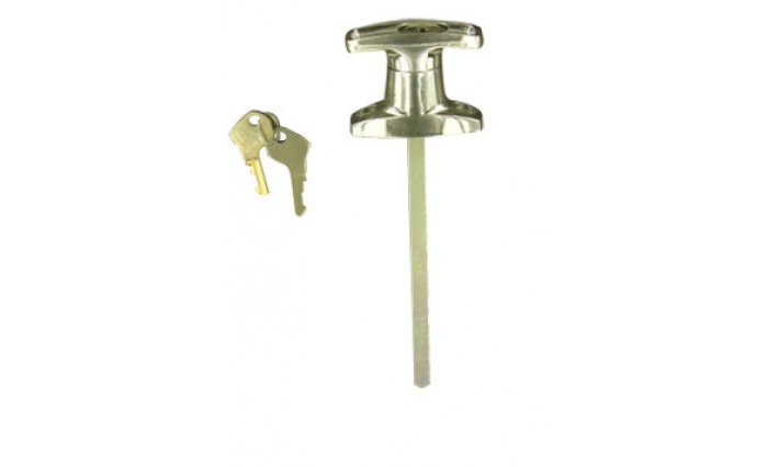 " T" Chrome Handle Small Rear Fix Locking