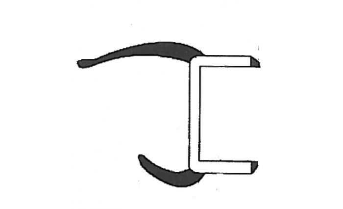 Durometer Black / Grey 30mm x 3 mtr