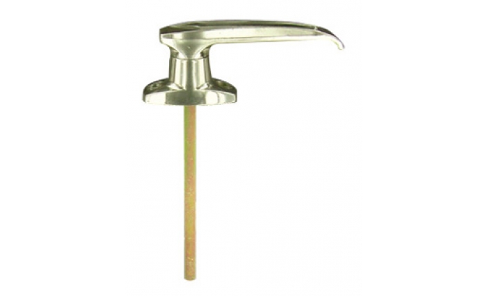 "L" Chrome Handle Front Fix Non Locking Long Shaft