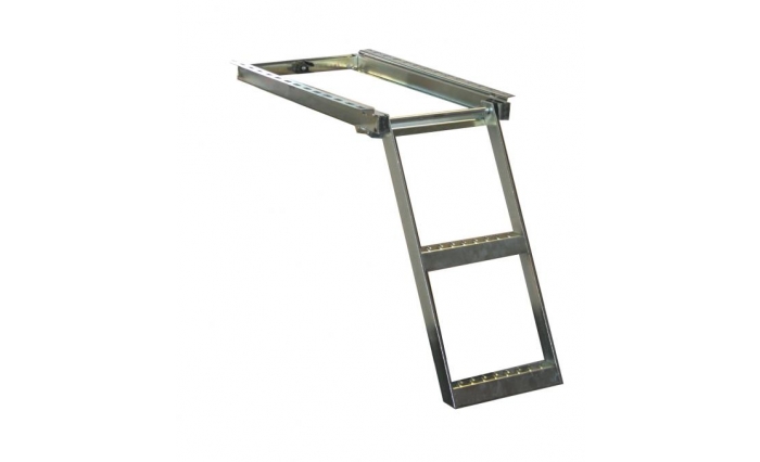 Pull Out Ladder 2 Step Stainless Steel