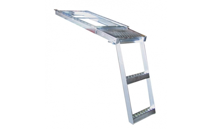 Pull Out Ladder 2 Step with Platform ZP Steel