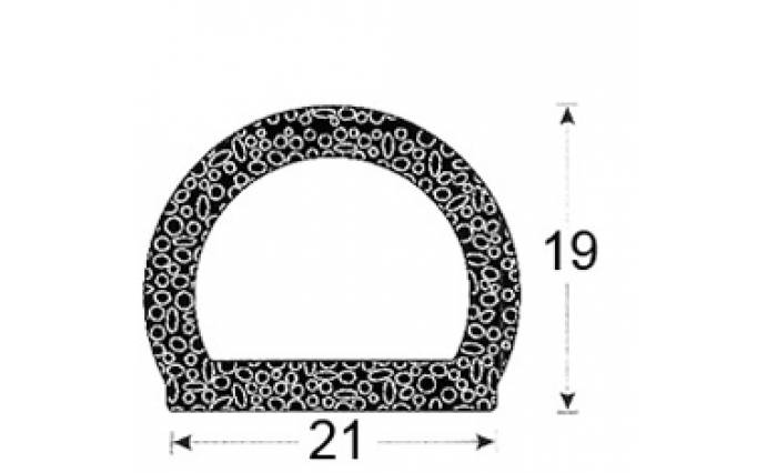 Trim lok Self Adhesive Rubber